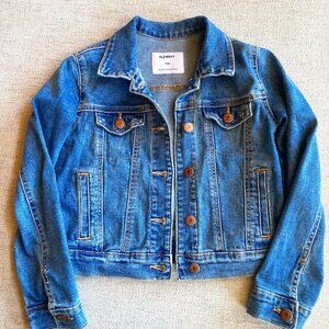Girl Blue Jean Jacket, Medium (8)